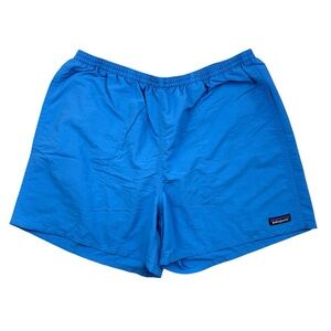 Patagonia Men’s Blue Mesh Lined Water Outdoors EUC Baggies Shorts size XL